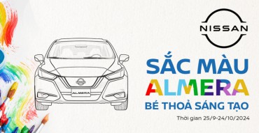 "Sắc màu Almera - Bé thỏa sáng tạo" nội dung và thể lệ cuộc thi