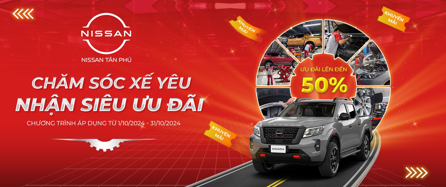 Chương trình khuyến mãi dịch tháng 10 tại nissan tân phú